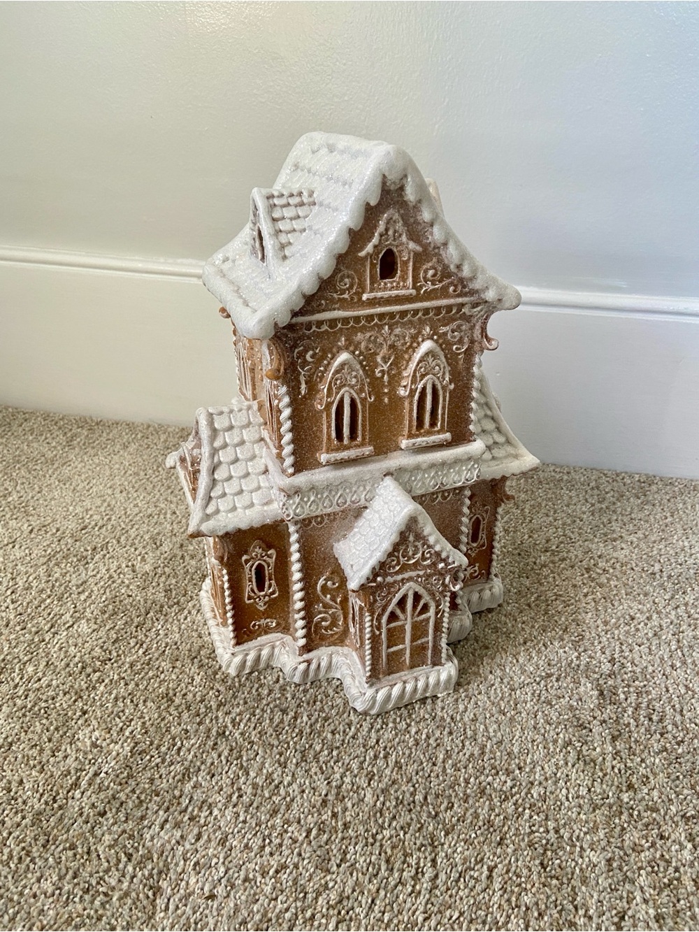 RAZ Imports Lighted LED Gingerbread House Christmas Village - Picture 4 of 15